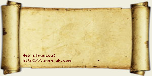 Danica Stanojević vizit kartica